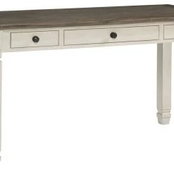 Ashley Furniture Desks Bolanburg - Antique White / Brown - Home Office Desk