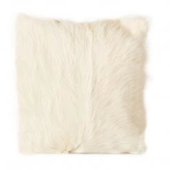 Moe's Home Collection Goat Fur Pillow Natural