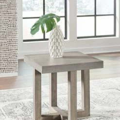 Signature Design By Ashley® Lockthorne - Gray - Square End Table 12 Signature Design By Ashley® Lockthorne - Gray - Square End Table