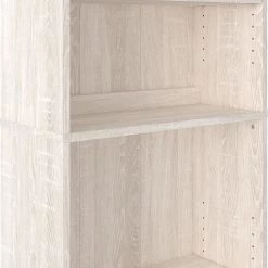 Signature Design By Ashley® Home Office Sets Dorrinson - Two-tone - L-Desk With Storage, Bookcase, Swivel Desk Chair