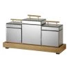 Uttermost Faustina Mirrored Boxes And Tray S/4 Table Decor