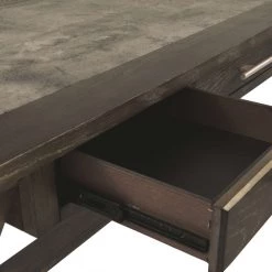 Ashley Furniture Desks Luxenford - Grayish Brown - Home Office Large Leg Desk