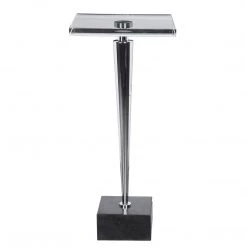 Tables Uttermost Campeiro Nickel Drink Table