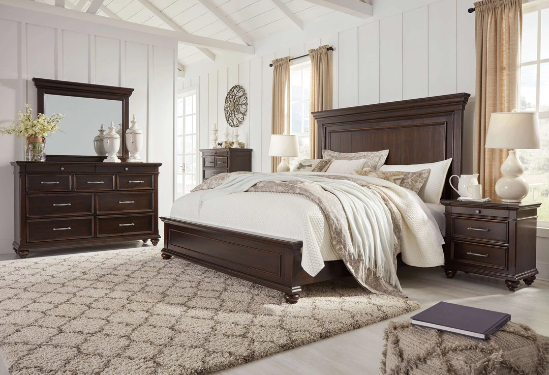 Signature Design By Ashley® Beds Brynhurst - Dark Brown - King Panel Bed 6 Signature Design By Ashley® Beds Brynhurst - Dark Brown - King Panel Bed