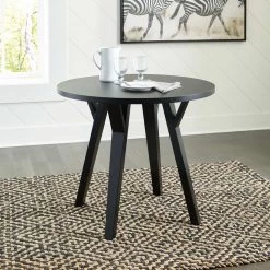 Ashley Furniture Tables Otaska - Black - Round Dining Room Table 9 Ashley Furniture Tables Otaska - Black - Round Dining Room Table