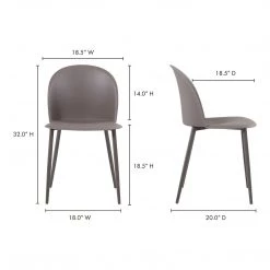 Moe's Home Collection Chairs Giardino Outdoor Dining Chair-m2