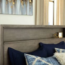 Signature Design By Ashley® Arnett - Gray - Dresser, Mirror, Bookcase Bed