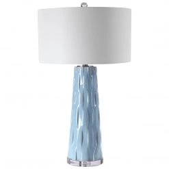 Accessories Uttermost Brienne Light Blue Table Lamp