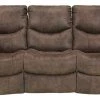 Ashley Furniture Alzena - Gunsmoke - Reclining Sofa