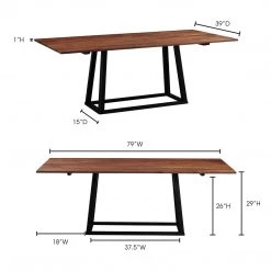 Moe's Home Collection Tri-mesa Dining Table Tables
