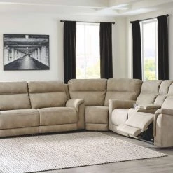 Signature Design By Ashley® Next-Gen DuraPella - 2 Seat Power Recliner Sofa Adjustable Headrest, Power Reclining Loveseat With CON/Adjustable Headrest, Cocktail & 2 End Tables Living Room Sets