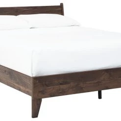Signature Design By Ashley® Beds Calverson - Mocha - Full Panel Platform Bed