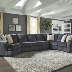Signature Design By Ashley® Eltmann - Left Arm Facing Sofa With Corner Wedge, Armless Loveseat, Armless Chair, Right Arm Facing Cuddler Sectional Sectionals