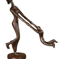 Table Decor Uttermost At Play Mother & Child Sculpture