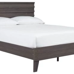 Signature Design By Ashley® Beds Brymont - Dark Gray - Queen Panel Platform Bed
