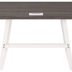 Ashley Furniture Desks Dorrinson - White / Black / Gray - Home Office Desk