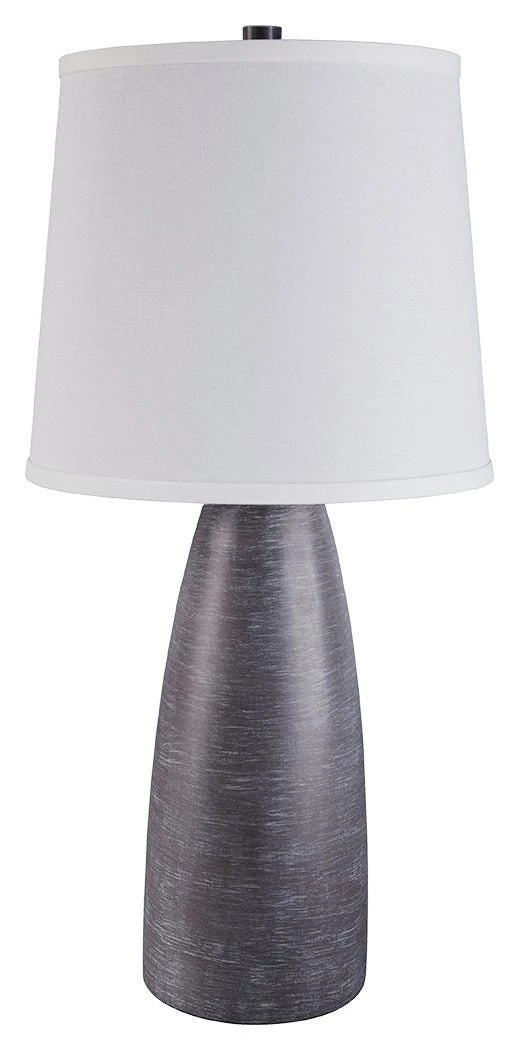 Ashley Furniture Shavontae - Gray - Poly Table Lamp (2/CN) Accessories 4 Ashley Furniture Shavontae - Gray - Poly Table Lamp (2/CN) Accessories