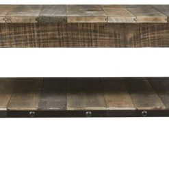 Ashley Furniture Bostweil - Light Brown/black - Rectangular Cocktail Table