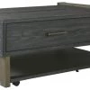 Ashley Furniture Tables Forleeza - Dark Gray - Lift Top Cocktail Table