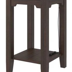 Ashley Furniture Camiburg - Warm Brown - Chair Side End Table