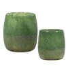 Uttermost Matcha Green Glass Vases, S/2 Table Decor