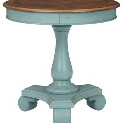 Ashley Furniture Mirimyn - Teal/brown - Accent Table Tables