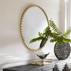 Uttermost Dandridge Gold Round Mirror Accessories