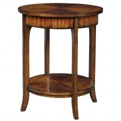 Uttermost Carmel Round Lamp Table Tables
