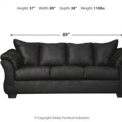 Ashley Furniture Darcy - Sofa Flared Frame - Stationary Sofas