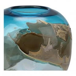 Moe's Home Collection Table Decor Mystic Blue Vase Globe