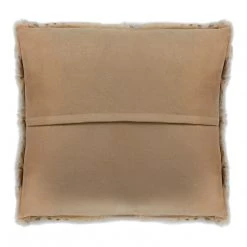 Moe's Home Collection Accessories Spotted Goat Fur Pillow Cream