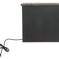 Ashley Furniture Tables Tyler - Grayish Brown/black - Chair Side End Table