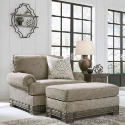 Signature Design By Ashley® Living Room Sets Einsgrove - Sandstone - 4 Pc. - Sofa, Loveseat, Chair And A Half, Ottoman 8 Signature Design By Ashley® Living Room Sets Einsgrove - Sandstone - 4 Pc. - Sofa, Loveseat, Chair And A Half, Ottoman