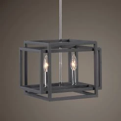Uttermost Quadrangle 2 Light Mini Pendant 10 Uttermost Quadrangle 2 Light Mini Pendant