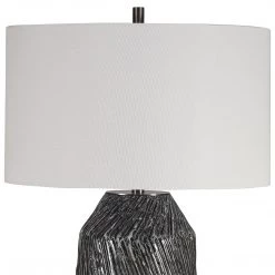 Accessories Uttermost Malaya Graphic Black Table Lamp