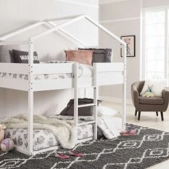 Signature Design By Ashley® Beds Flannibrook - Patterned - Over House Loft Bed