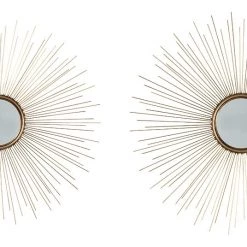Ashley Furniture Accessories Doniel - Antique Gold Finish - Accent Mirror Set (2/cn)