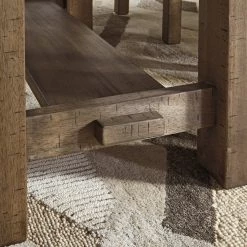 Ashley Furniture Moriville - Grayish Brown - Rect Drm Counter Ext Table