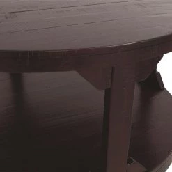 Ashley Furniture Rogness - Rustic Brown - Round Cocktail Table Tables