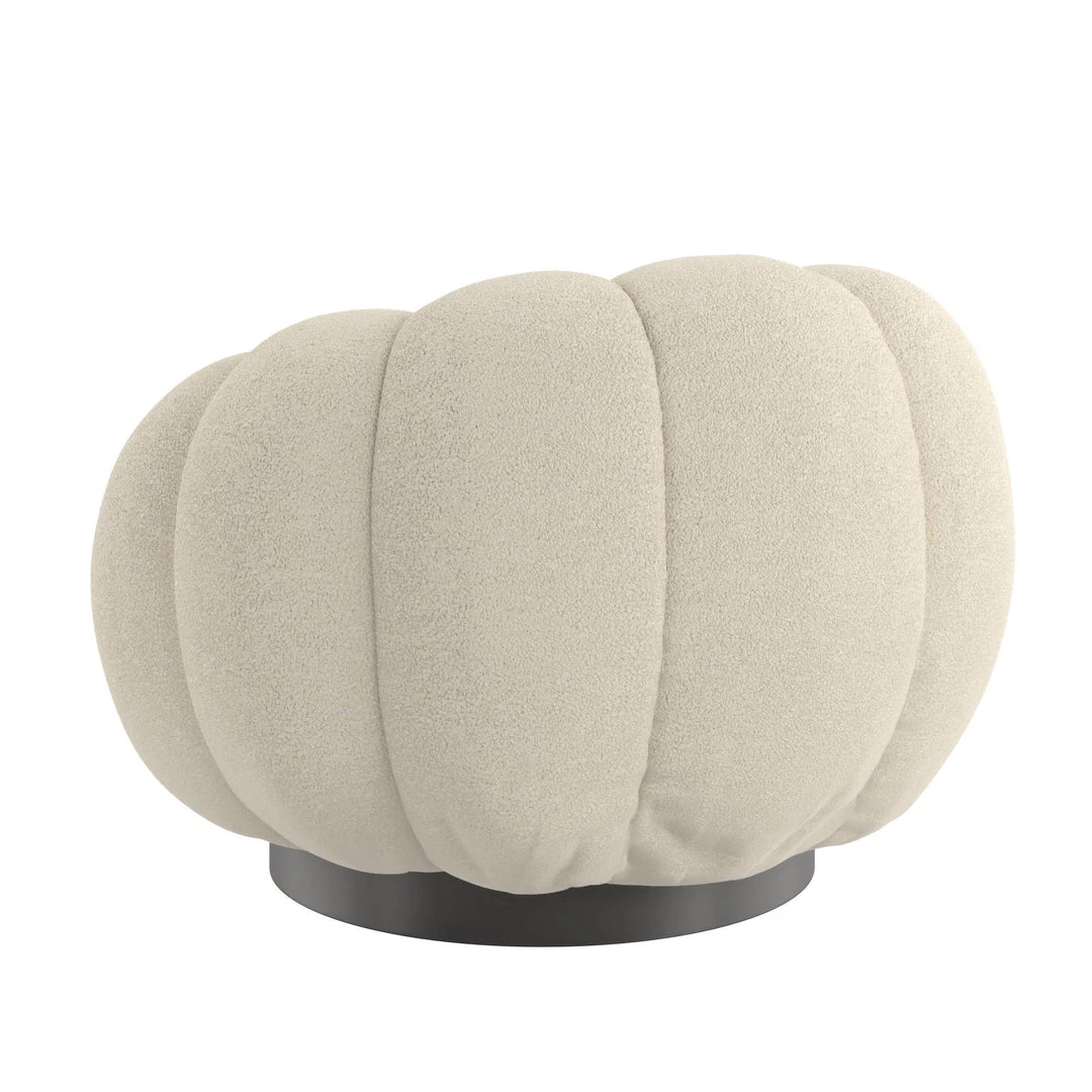 Emerald Home Lily Pumpkin Swivel Accent Chair Beige Chairs 8 Emerald Home Lily Pumpkin Swivel Accent Chair Beige Chairs