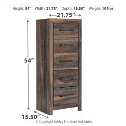 Ashley Furniture Drystan - Brown / Beige - Narrow Chest Chests 16 Ashley Furniture Drystan - Brown / Beige - Narrow Chest Chests