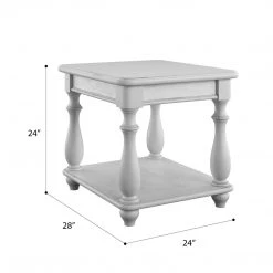 Emerald Home New Haven Square End Table