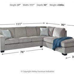 Signature Design By Ashley® Sectionals Altari - Sleeper Sectional With Chaise 19 Signature Design By Ashley® Sectionals Altari - Sleeper Sectional With Chaise