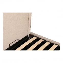 Moe's Home Collection Beds Kenzo Storage Bed Queen Ecru 14 Moe's Home Collection Beds Kenzo Storage Bed Queen Ecru