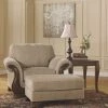 Signature Design By Ashley® Chair & Ottoman Sets Lanett - Barley - 2 Pc. - Chair With Ottoman