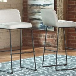 Ashley Furniture Nerison - Patterned - Upholstered Barstool (2/CN) 44 Ashley Furniture Nerison - Patterned - Upholstered Barstool (2/CN)