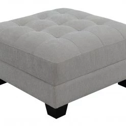 Emerald Home Ottomans Ryder Ottoman, Dove Gray