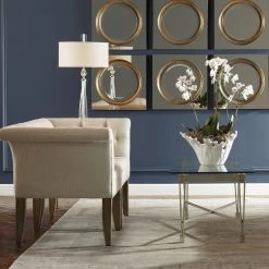 Chairs Uttermost Tahtesa Corner Chair