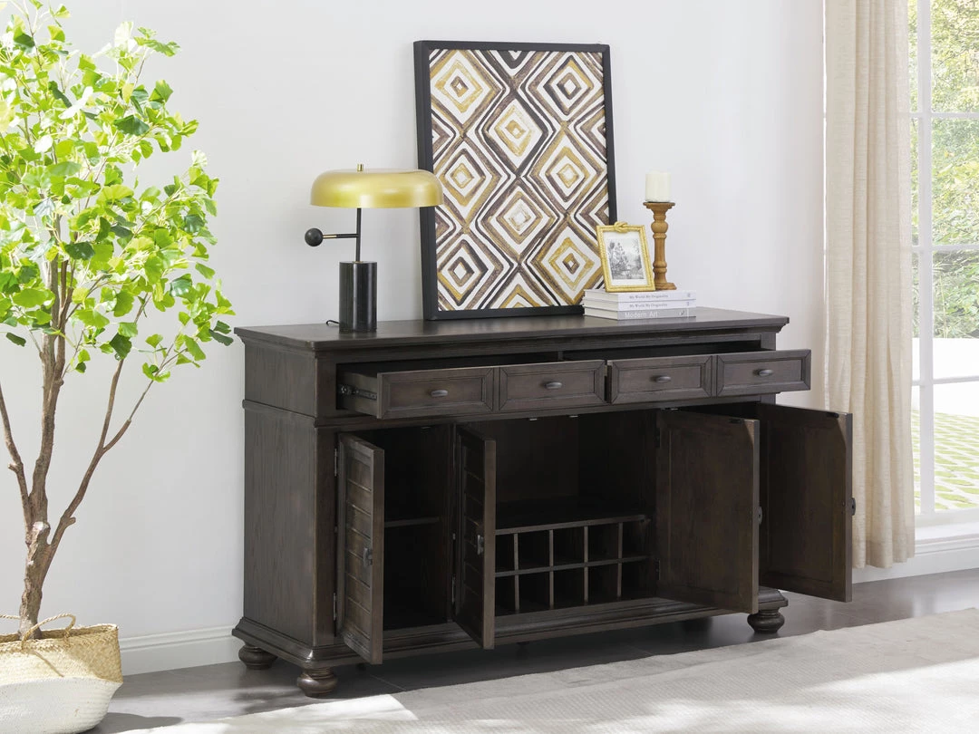 Ashley Furniture Lanceyard - Grayish Brown - Dining Room Server 4 Ashley Furniture Lanceyard - Grayish Brown - Dining Room Server