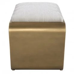 Uttermost Hoop Small Gold Bench Benches